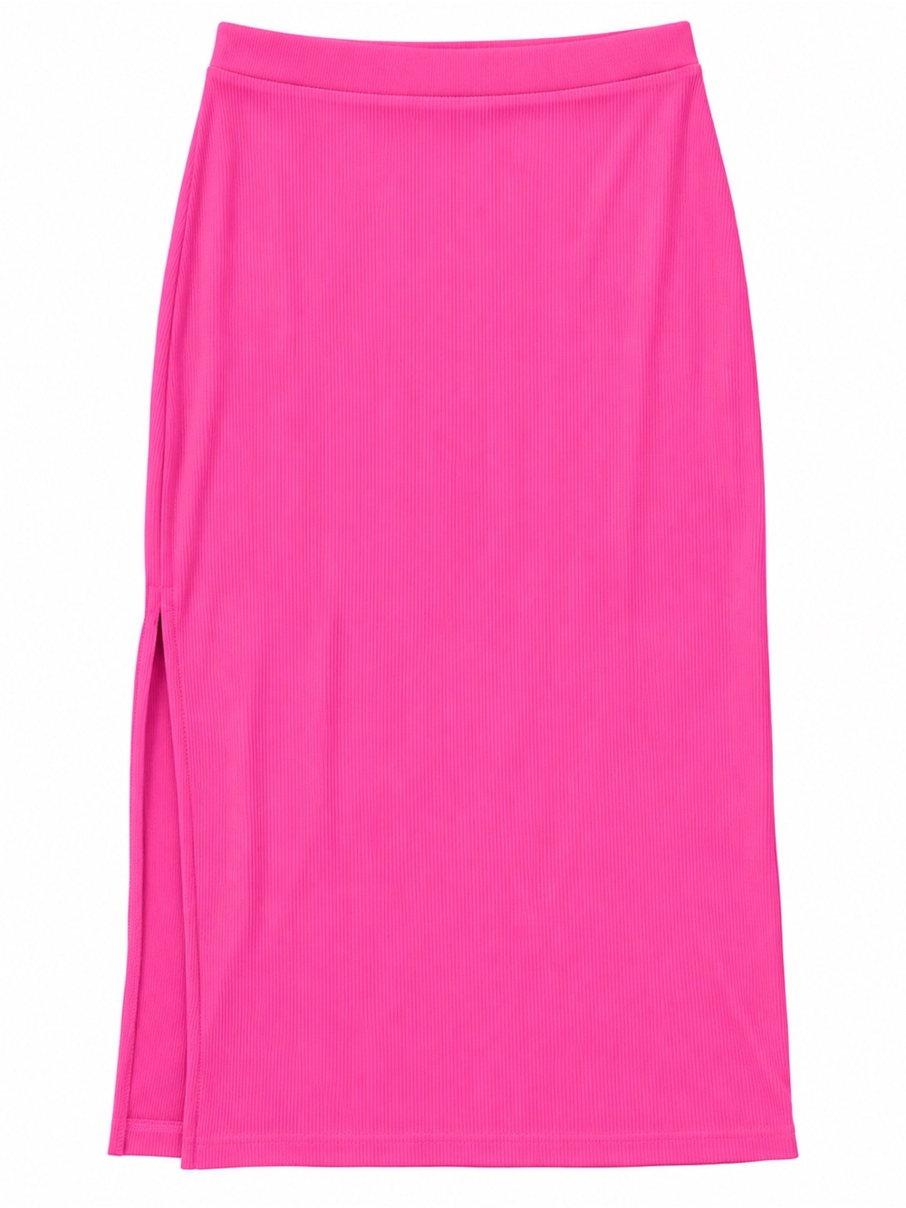 Hot Pink Midi Pencil Skirt 11